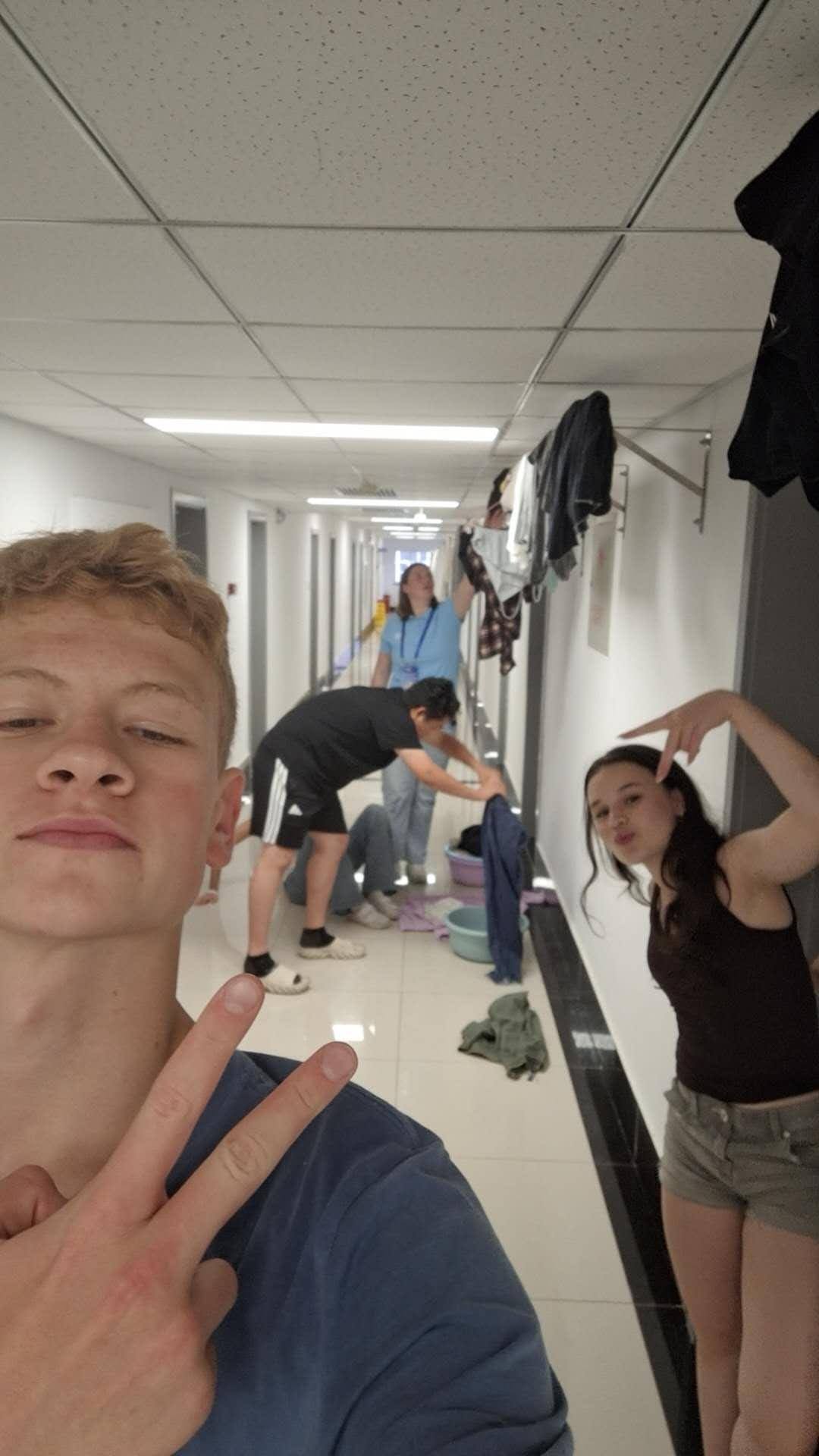 Experiencing the University campus laundry system